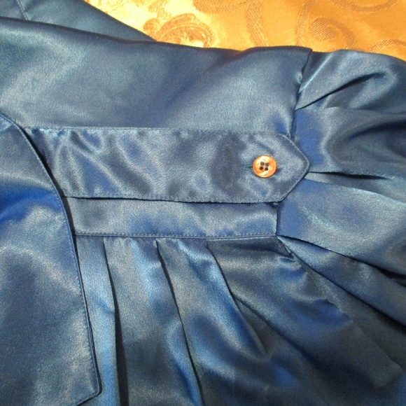 ROYAL SATIN DRESSY BLOUSE - Picture 4 of 5